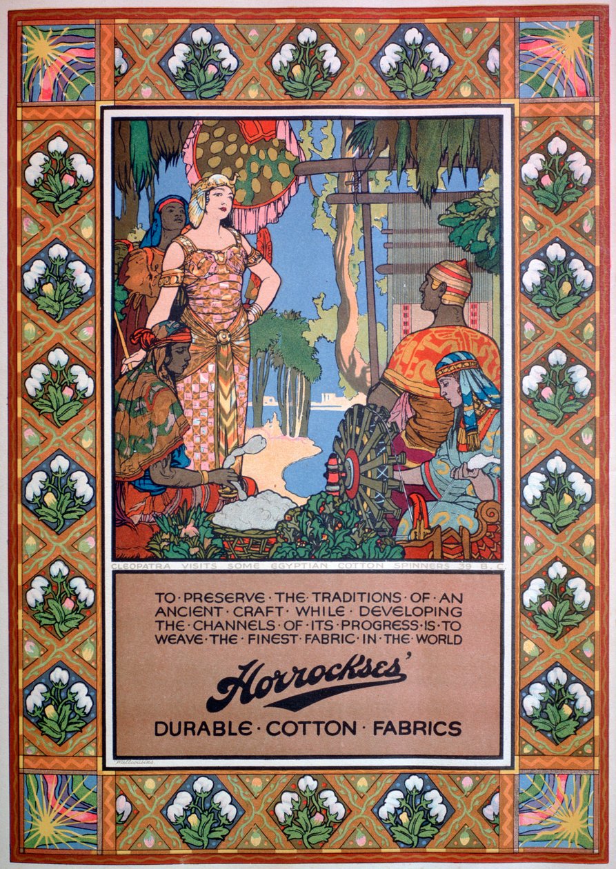 Anuncio de telas Horrockses, 1920 de Unbekannt