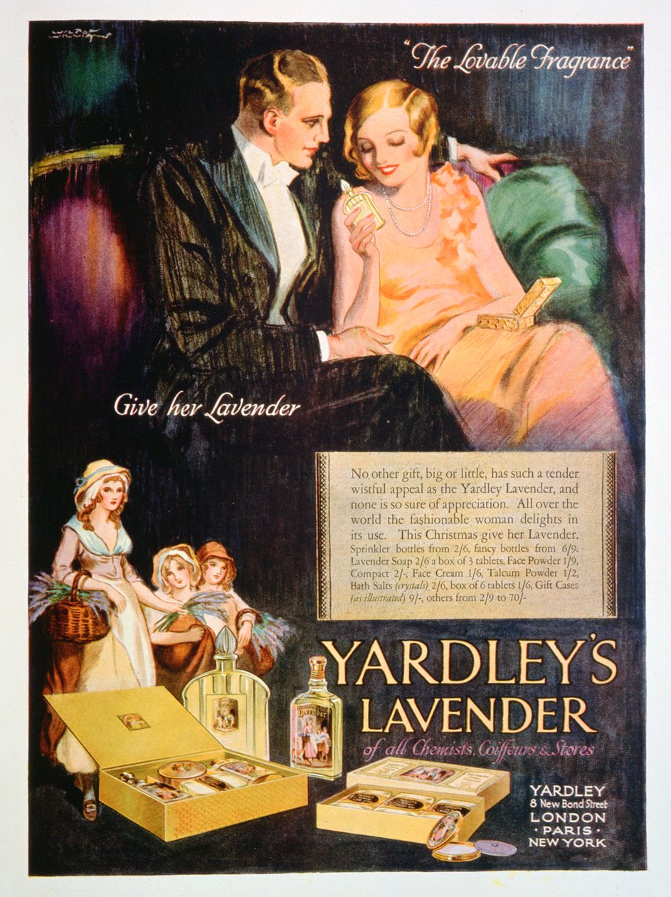 Anuncio de perfume de lavanda de Yardley de Unbekannt