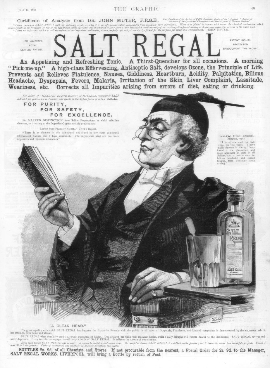 Anuncio de tónico Salt Regal de Unbekannt