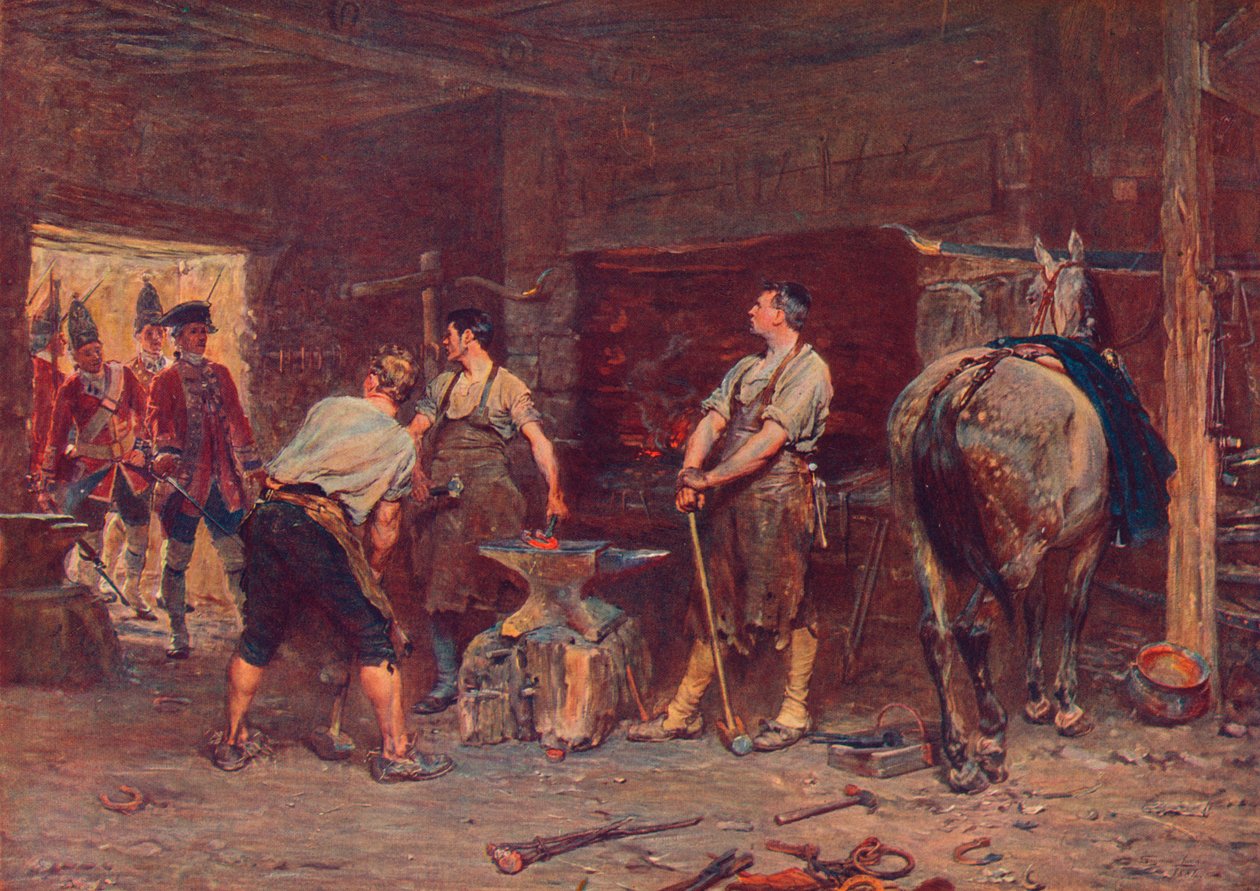 Después de Culloden: Caza de Rebeldes, 1905 de Unbekannt