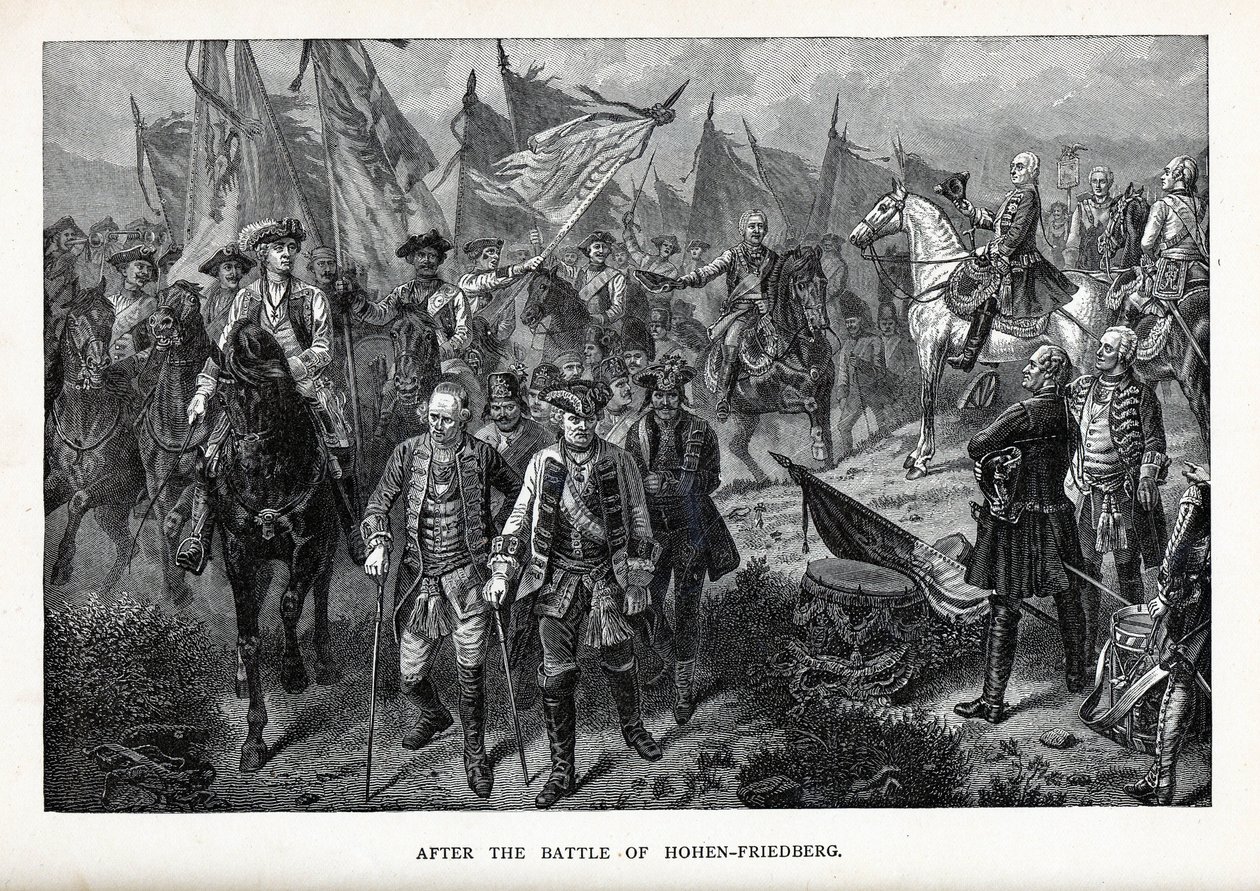 Después de la Batalla de Hohenfriedberg, 1882 de Unbekannt