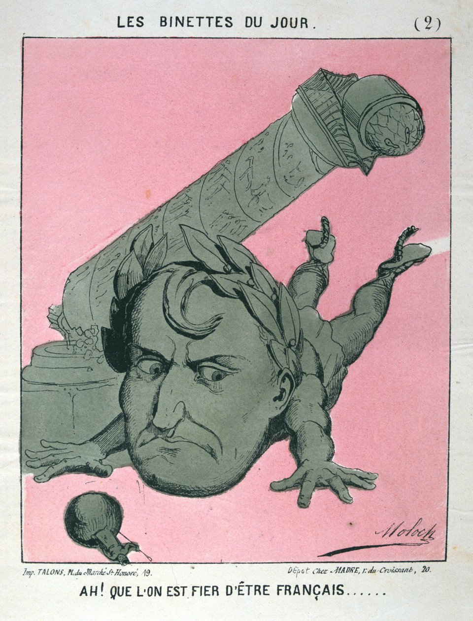 ¡Ah! Qué orgulloso es ser francés, 1871 de Unbekannt