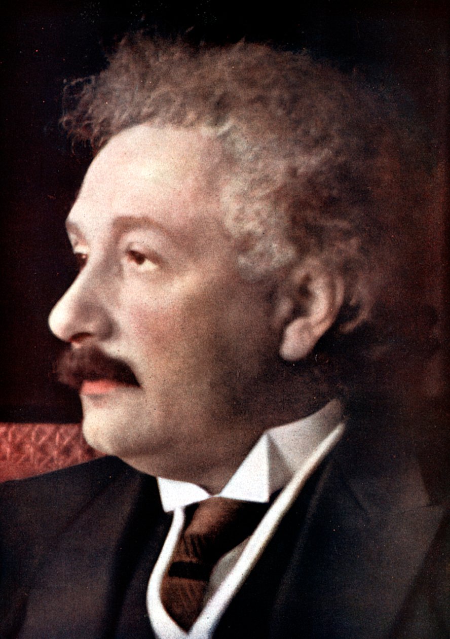 Albert Einstein, matemático y físico germano-suizo-estadounidense, c1925 de Unbekannt