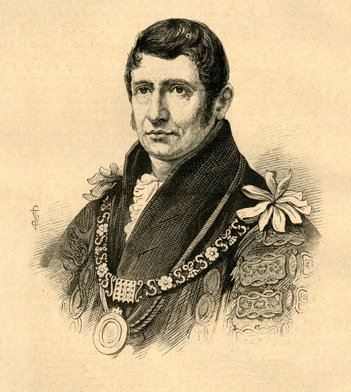 Concejal Waithman, de un retrato auténtico, 1897 de Unbekannt