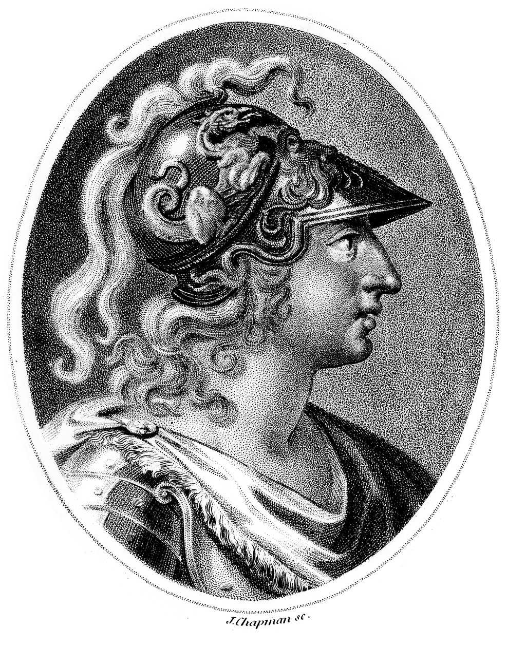 Alejandro Magno 356-323 a.C., c1800 de Unbekannt