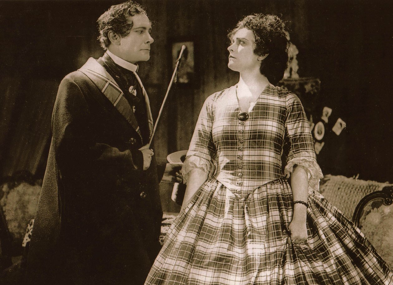 Alfred Abel y Paola Negri en 