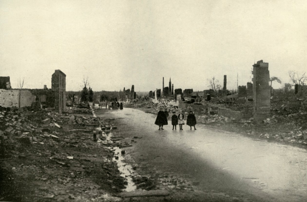 Todo lo que queda de Sermaize, 1919 de Unbekannt