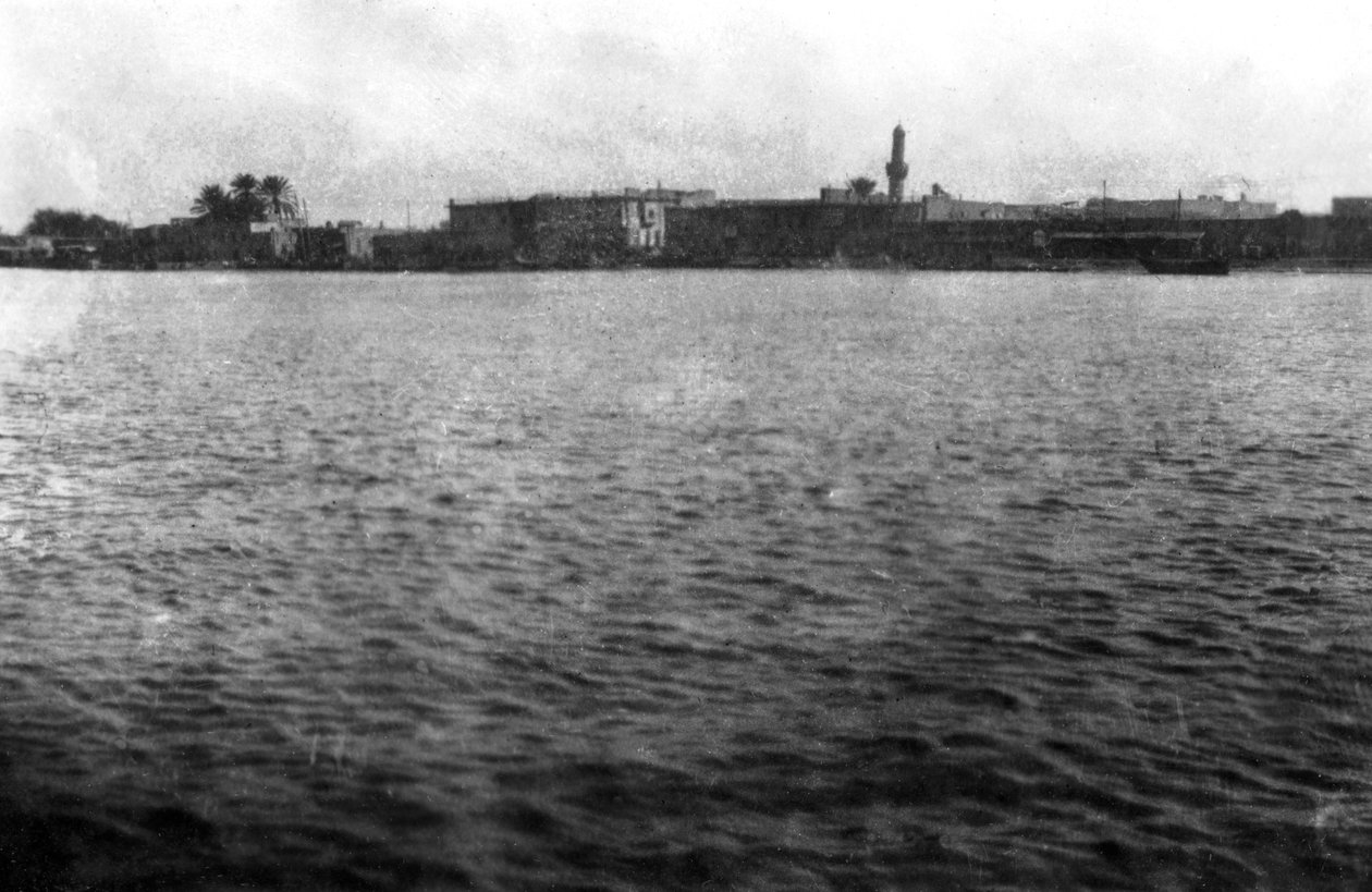 Amara, en el río Tigris, Mesopotamia, 1918 de Unbekannt