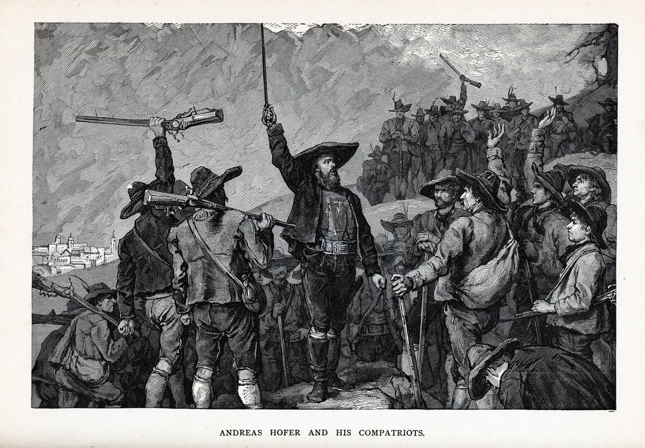 Andreas Hofer y sus compatriotas, 1882 de Unbekannt