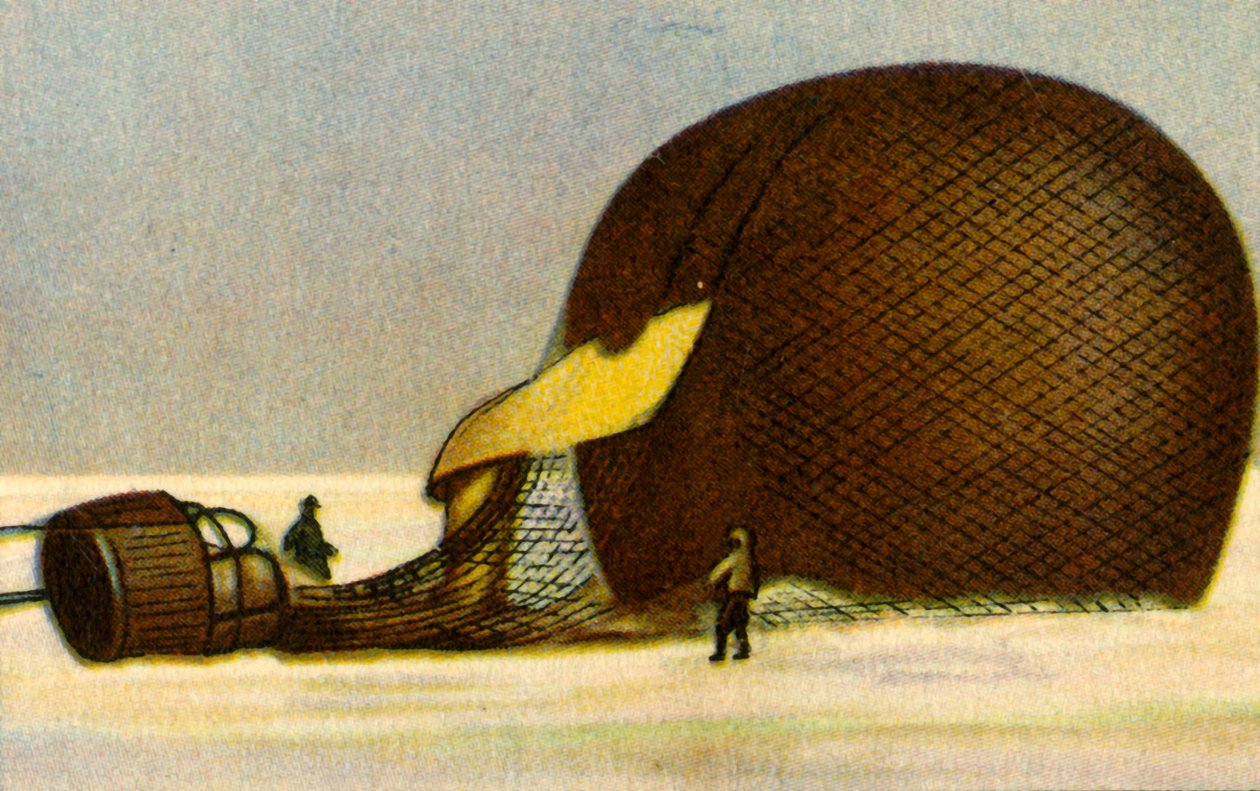 El globo ártico de Andrée después del accidente, 1897, 1932 de Unbekannt