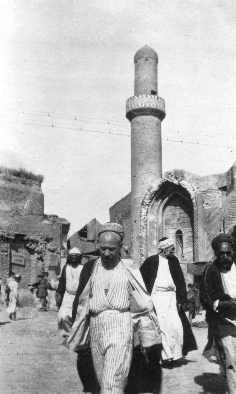 Escena callejera árabe, Irak, 1917-1919 de Unbekannt