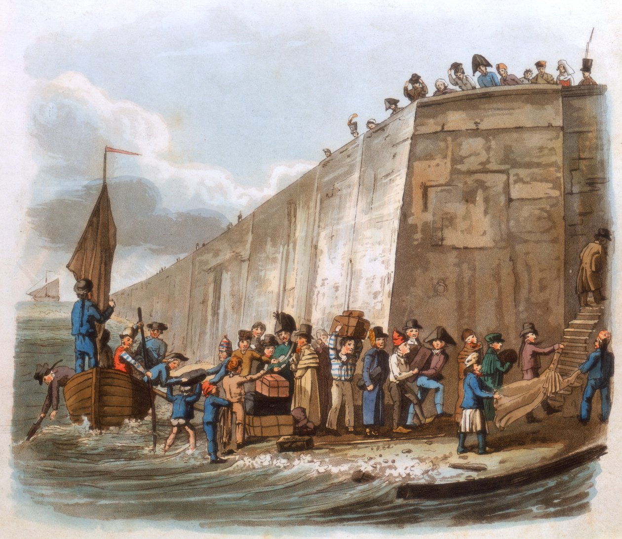 Llegada a Calais, 1816 de Unbekannt