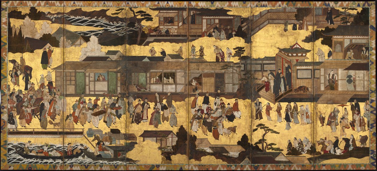 Llegada de los bárbaros del sur, c. 1600 de Unbekannt