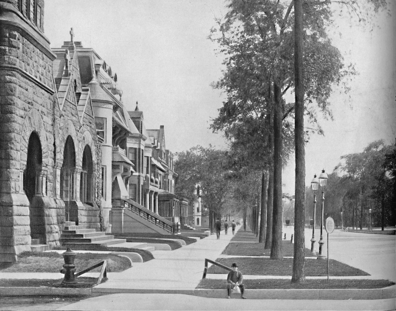 Avenida Ashland, Chicago, c. 1897 de Unbekannt