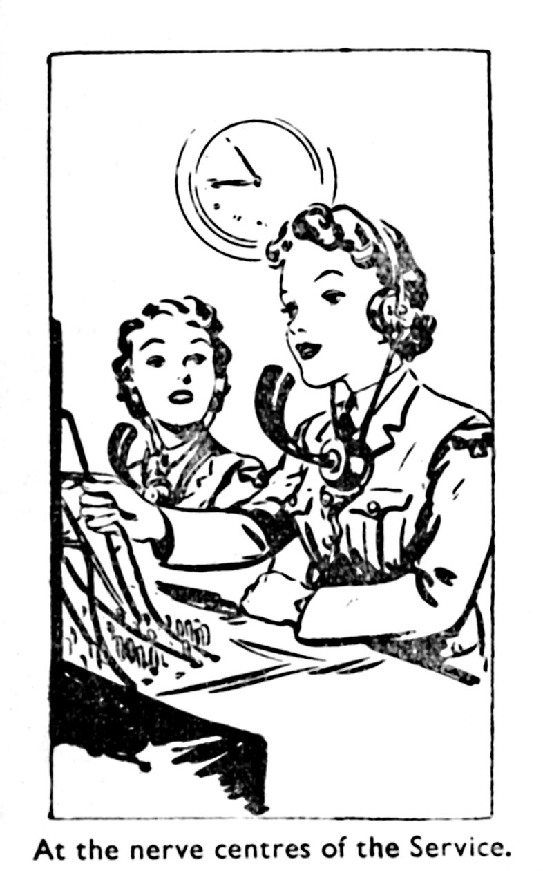 En los centros nerviosos del Servicio, 1940 de Unbekannt