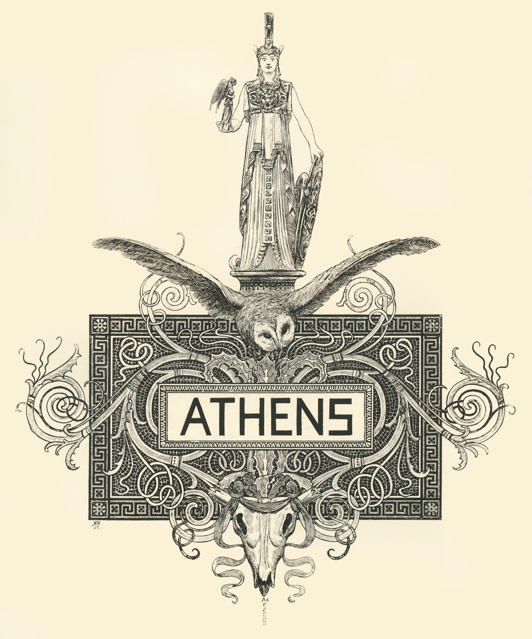 Atenas, finales del siglo XIX-principios del siglo XX de Unbekannt