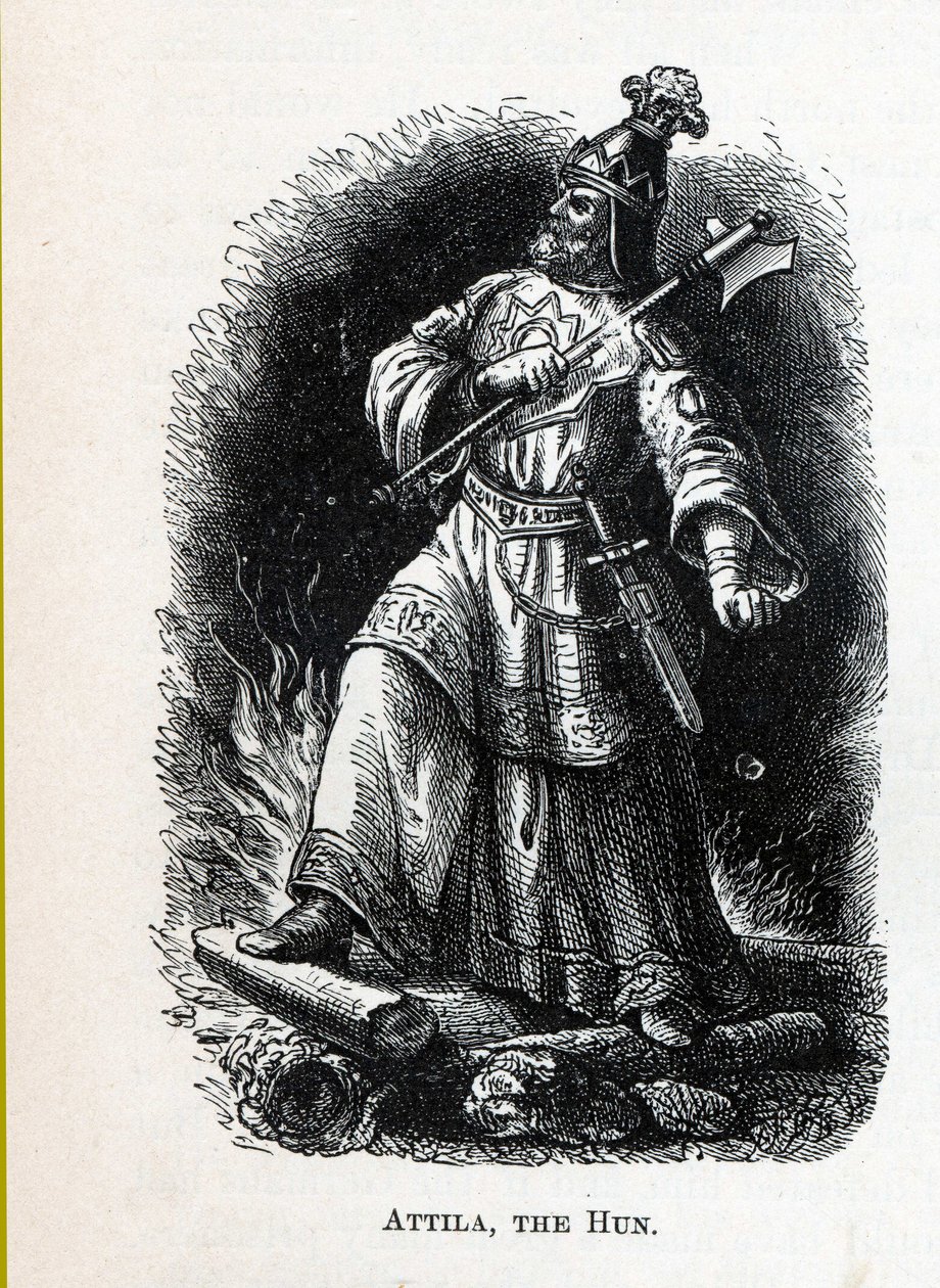 Atila el Huno, 1882 de Unbekannt