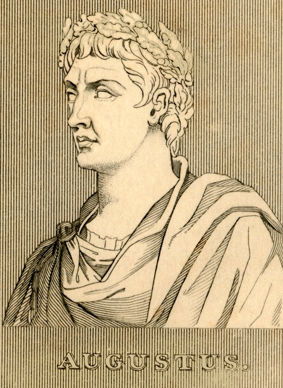 Augusto, 63 a.C.-14 d.C., 1830 de Unbekannt