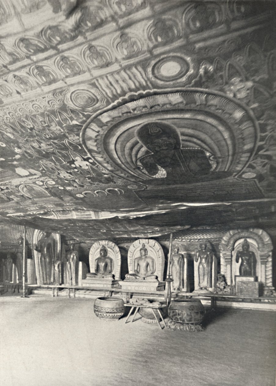 Desde los templos rupestres de Dambulla, 1926 de Unbekannt