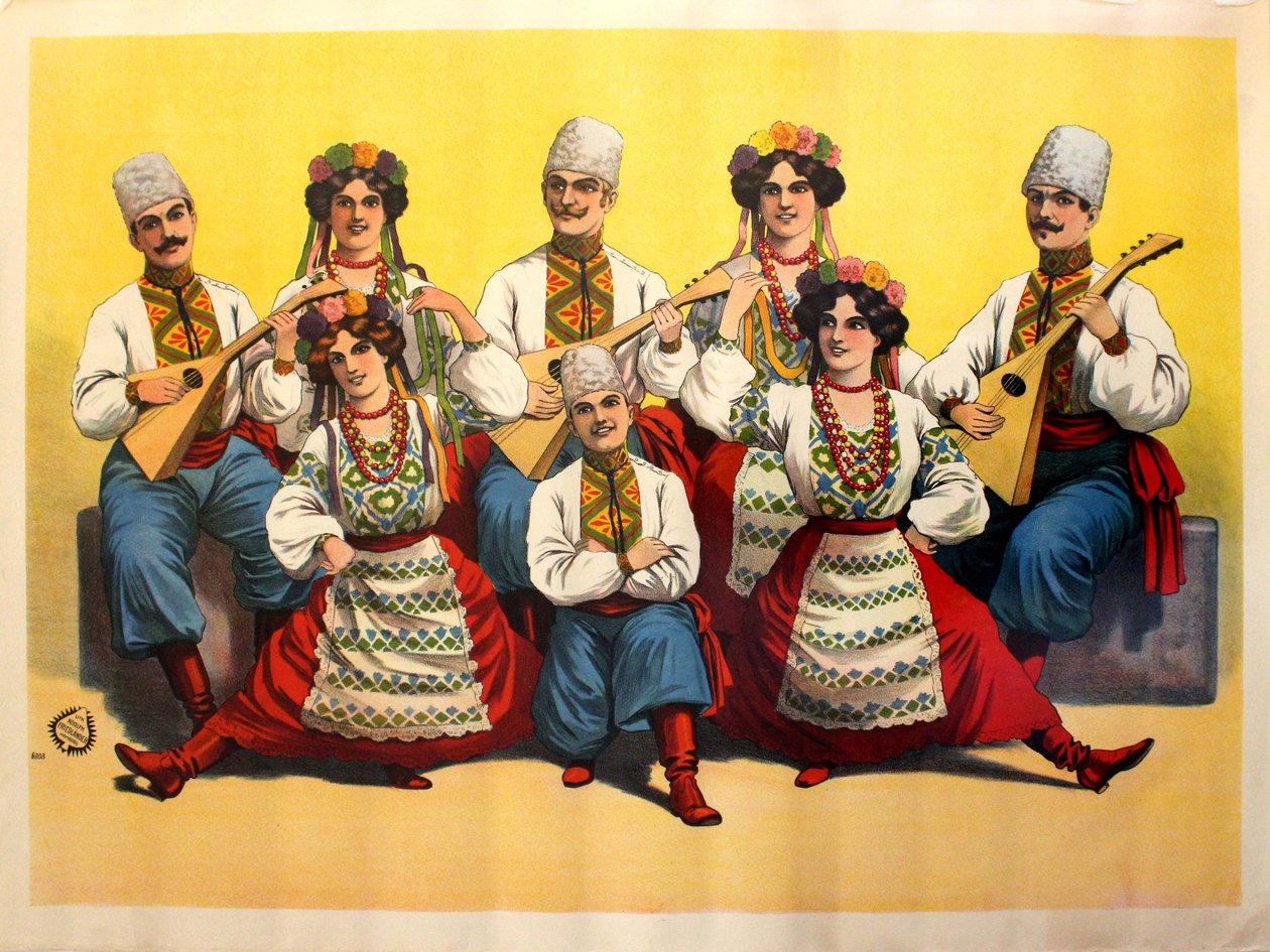 Banda de balalaika, 1900s de Unbekannt