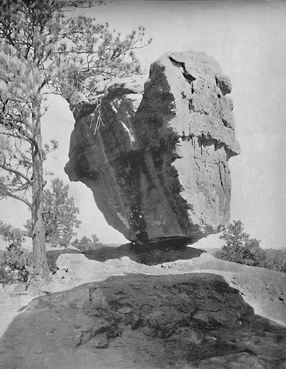 Roca Equilibrada, Jardín de los Dioses, Col. de Unbekannt