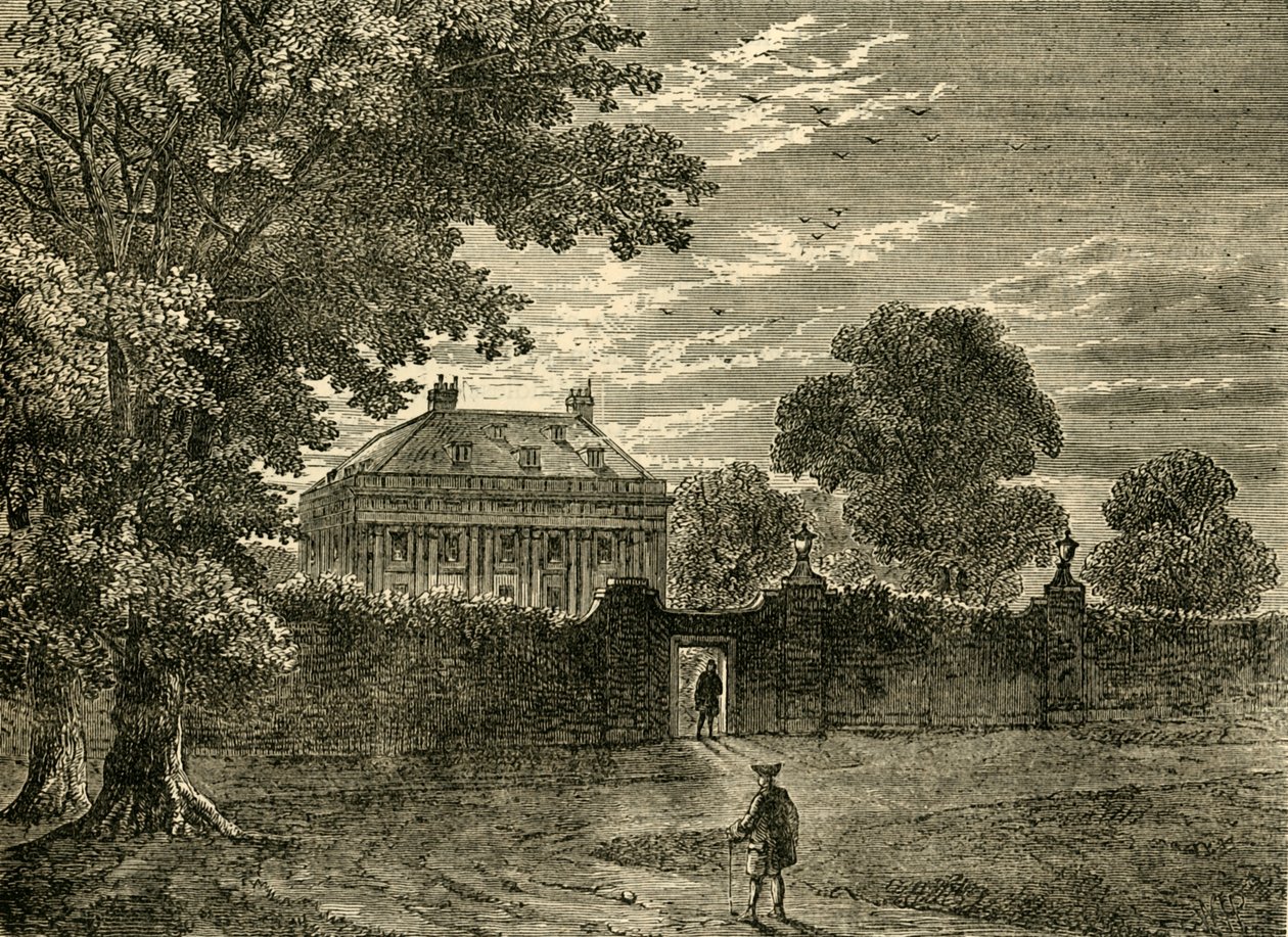 Casa Balmes en 1750, c1876 de Unbekannt