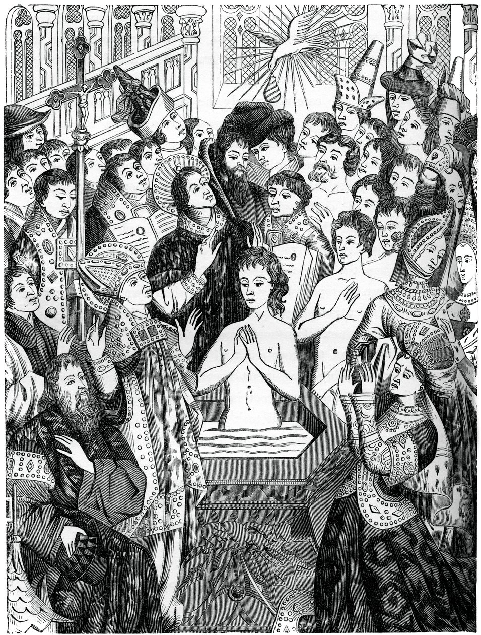 Bautismo del rey Clodoveo, Reims, 1870 de Unbekannt