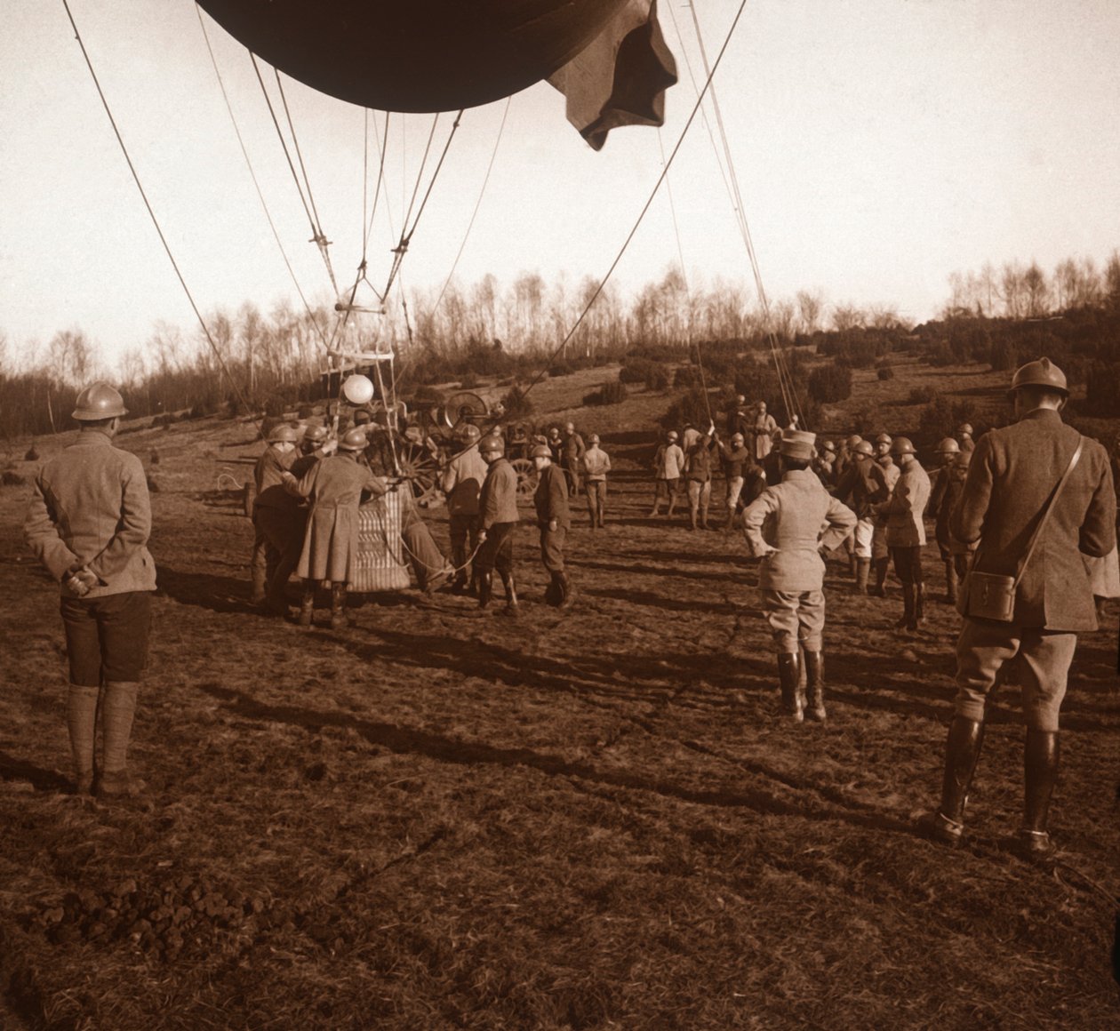 Cesta de globo de barrera, c. 1914-c. 1918 de Unbekannt