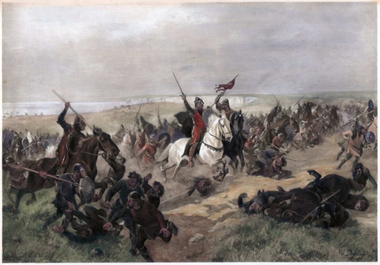 Batalla de Hastings, 14 de octubre de 1066 de Unbekannt