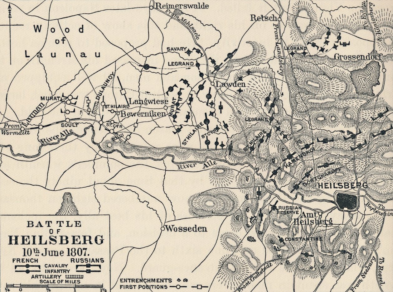 Batalla de Heilsberg, 10 de junio de 1807 de Unbekannt