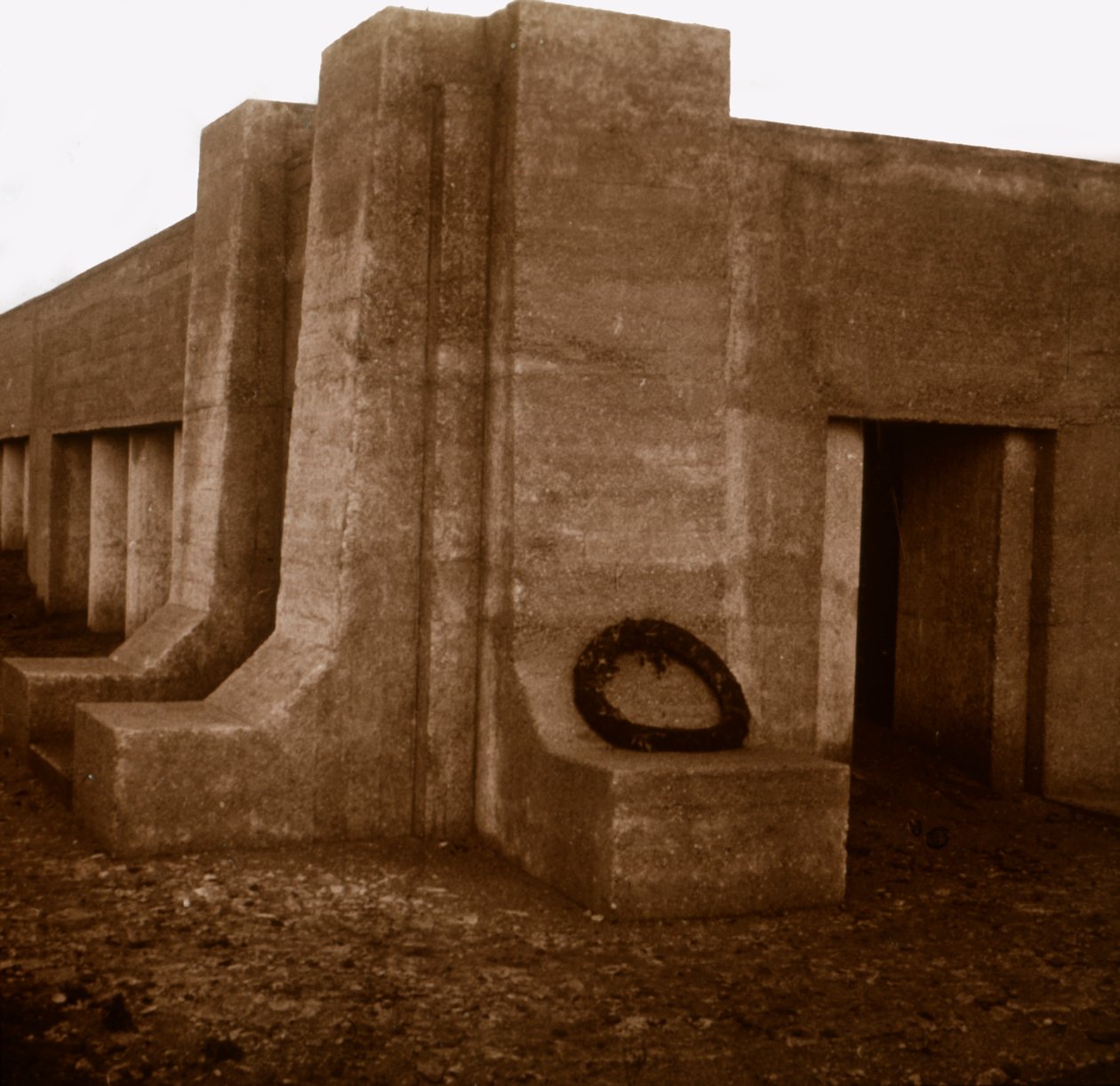 Trinchera de bayonetas, Verdún, norte de Francia, c1916-c1918 de Unbekannt
