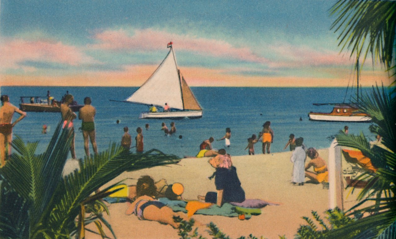 Playa en Pradomar. 20 minutos de Barranquilla, c1940s de Unbekannt