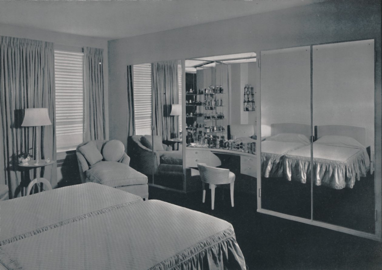 Dormitorio diseñado por James F. Eppenstein, Chicago, 1942 de Unbekannt