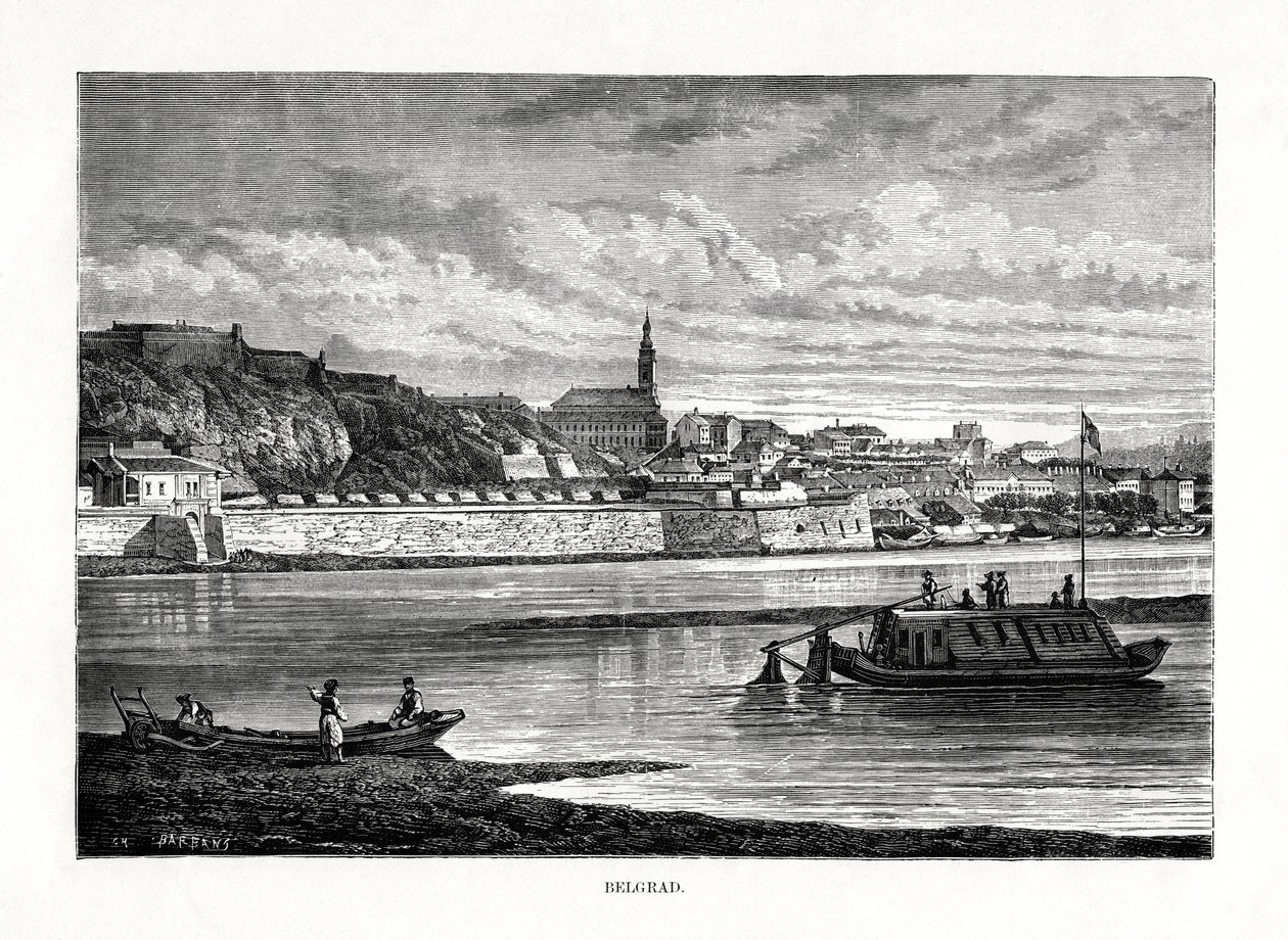 Belgrado, Serbia y Montenegro, 1879 de Unbekannt