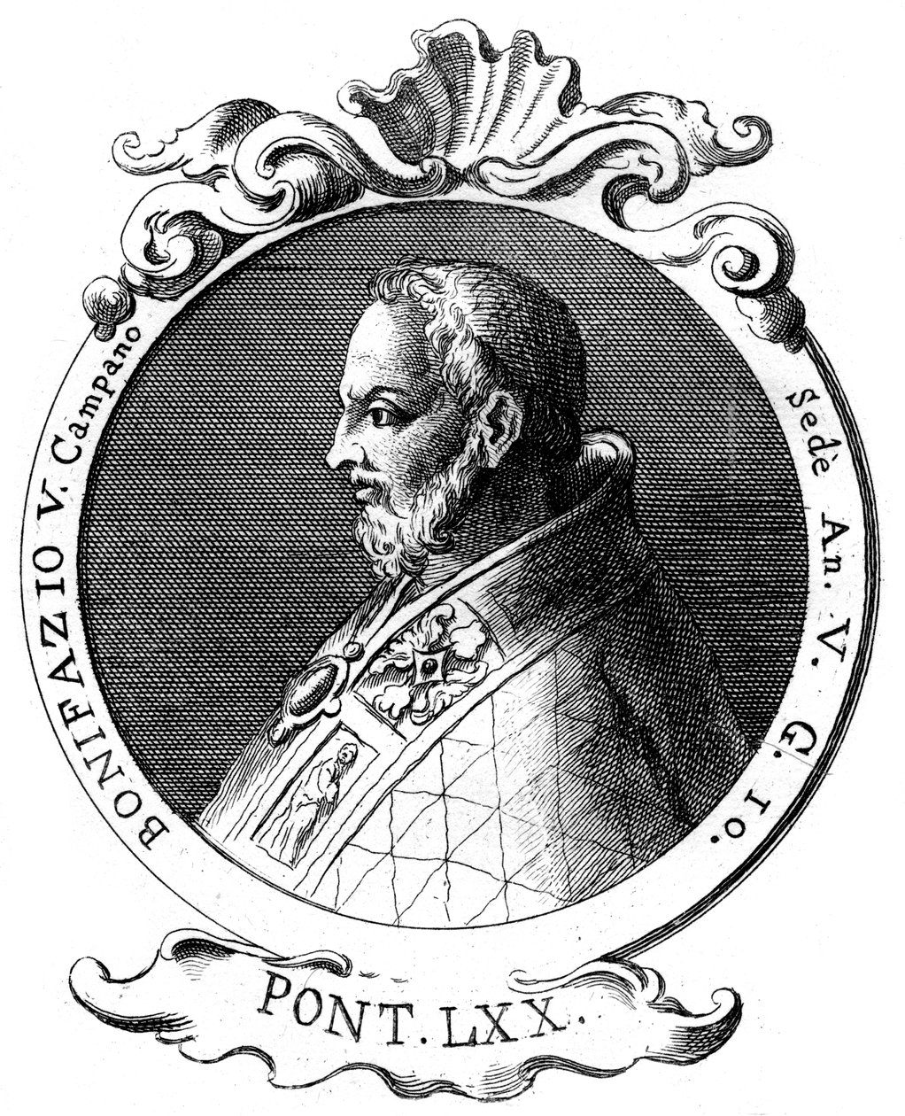 Bonifacio V, Papa de la Iglesia Católica de Unbekannt