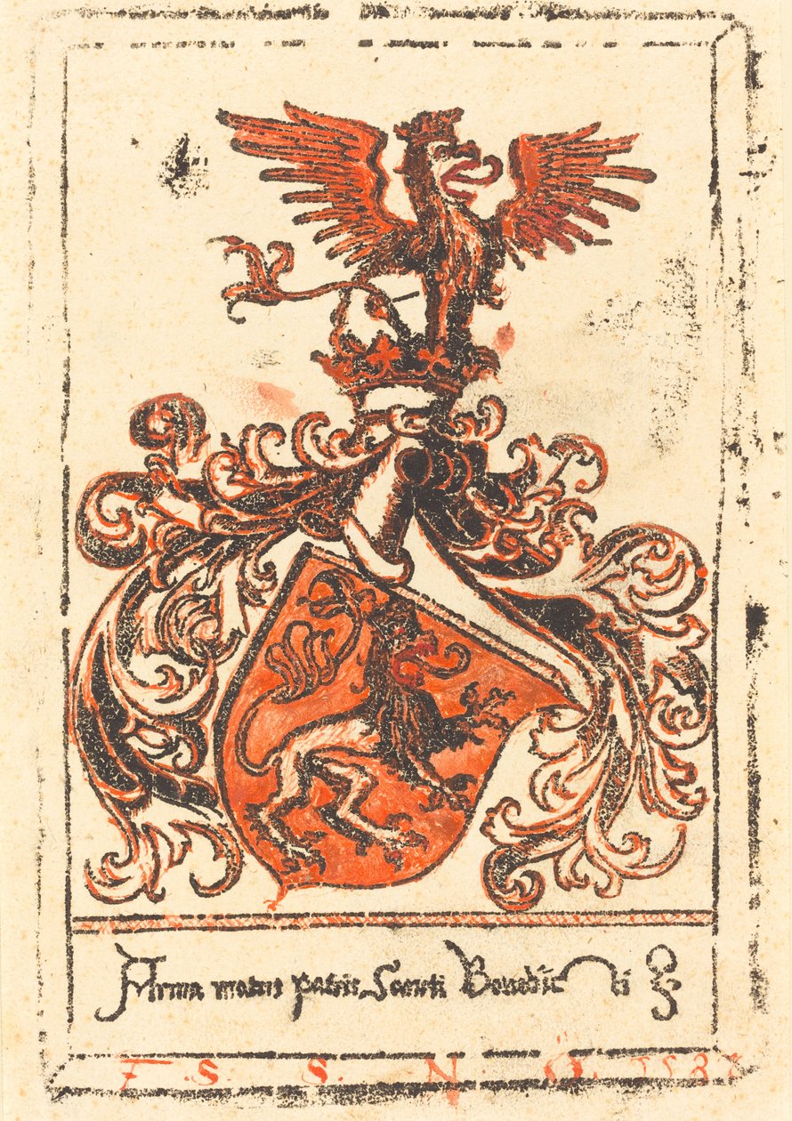Exlibris de la Abadía de Ottobeuren, c. 1500 de Unbekannt