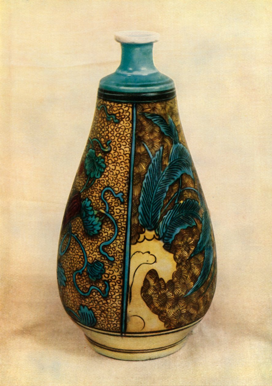 Botella - Kutani japonesa, finales del siglo XVII de Unbekannt