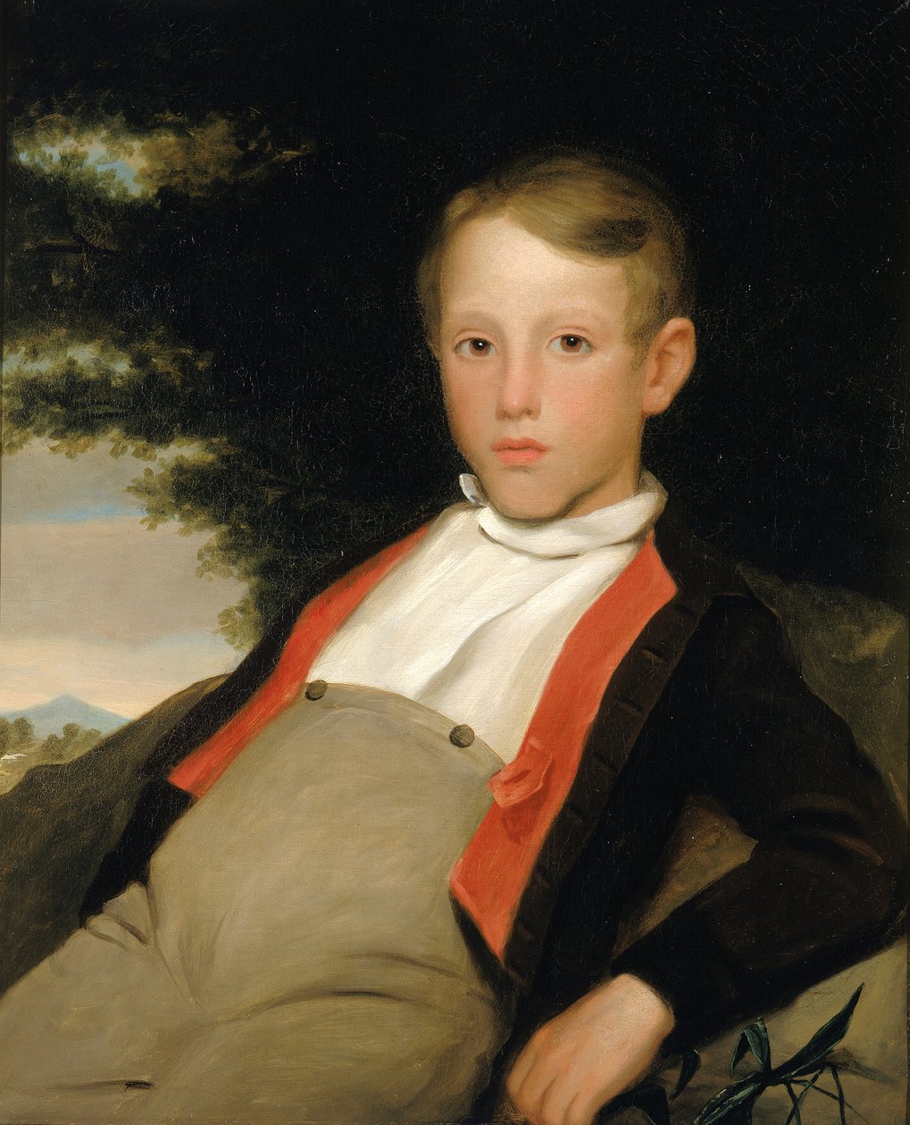 Niño en un paisaje, ca. 1840 de Unbekannt