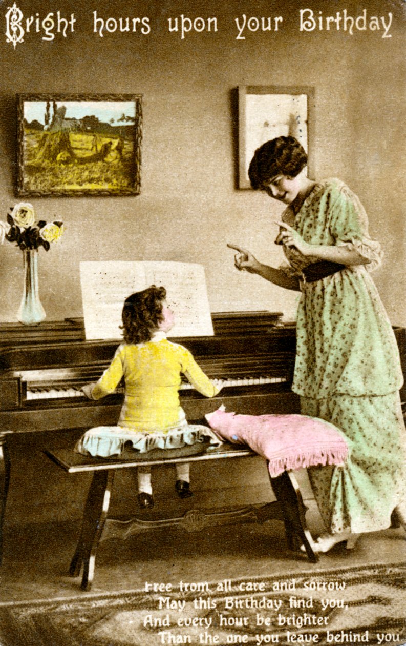 Horas brillantes en tu cumpleaños, principios del siglo XX de Unbekannt
