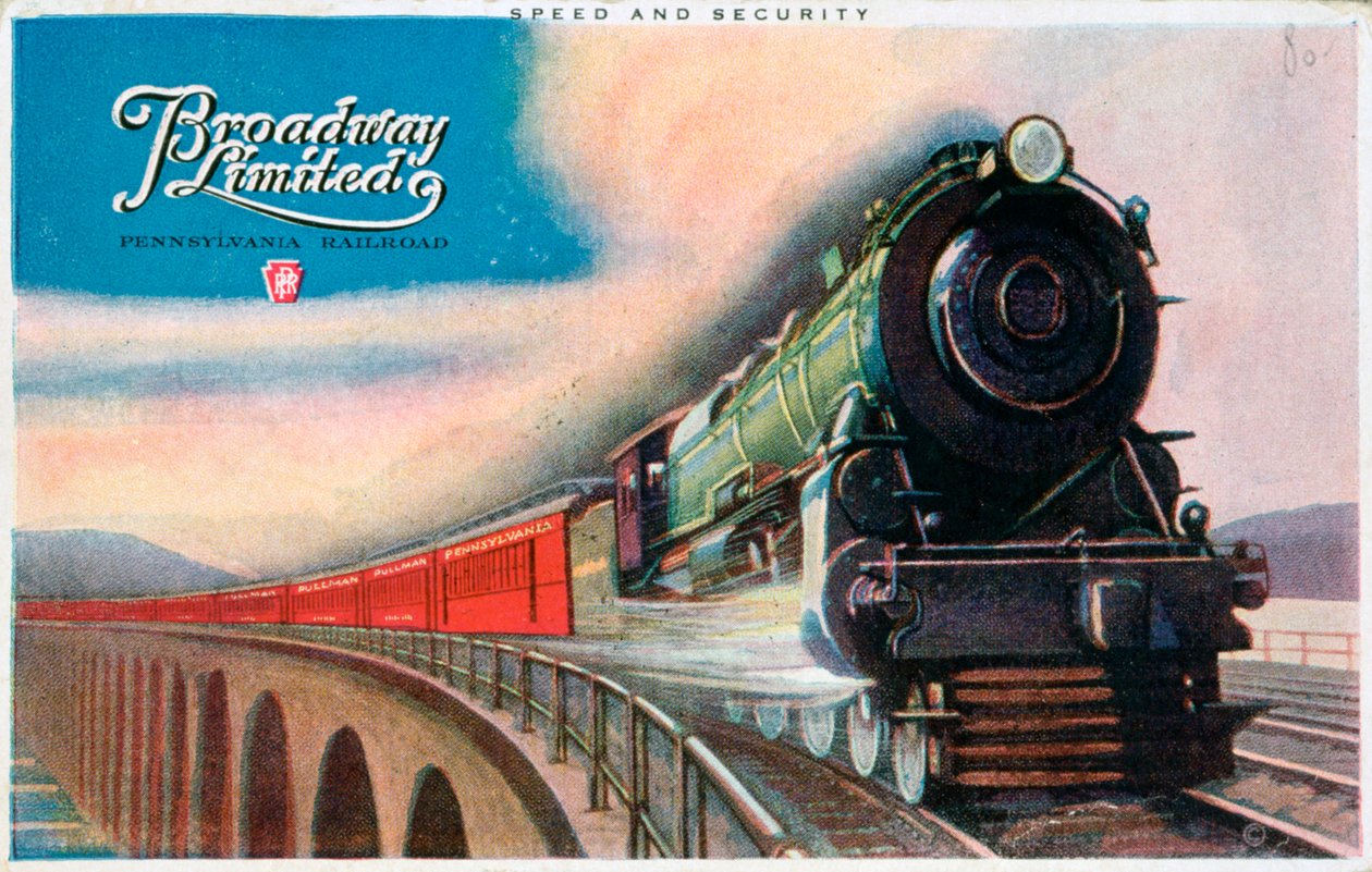 Broadway Limited, Ferrocarril de Pensilvania, 1927 de Unbekannt
