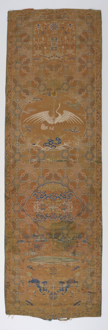 Panel de brocado, dinastía Qing de Unbekannt