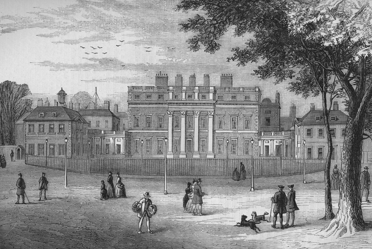 Casa de Buckingham, Westminster, Londres, en 1775, c1875 1878 de Unbekannt