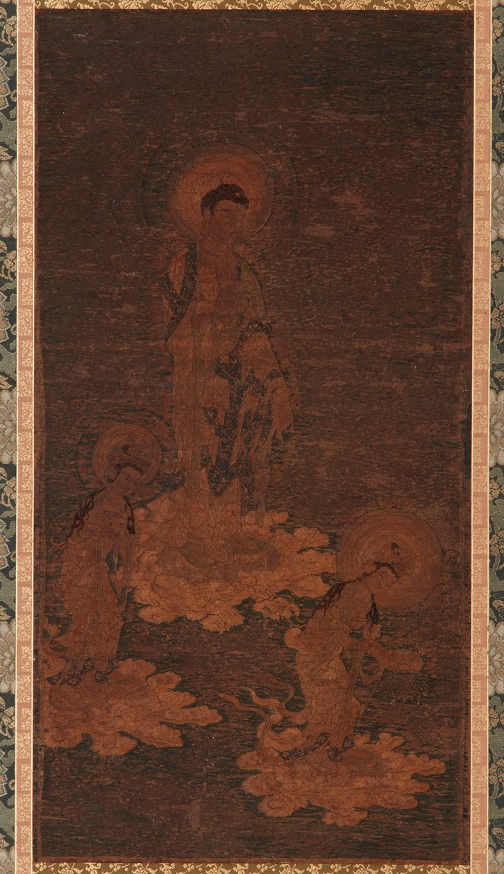 Descenso de bienvenida de Buda Amida, período Kamakura, siglo XIV de Unbekannt