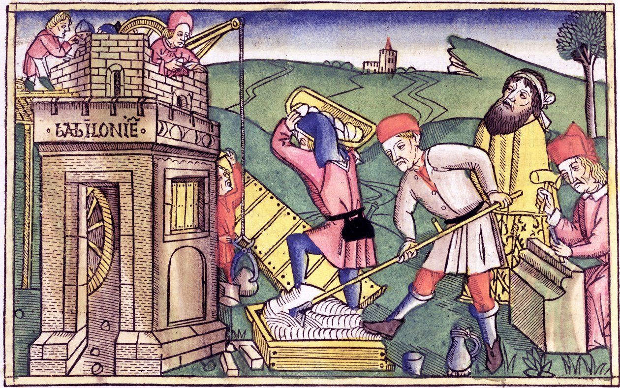 Construcción de la Torre de Babel de Unbekannt
