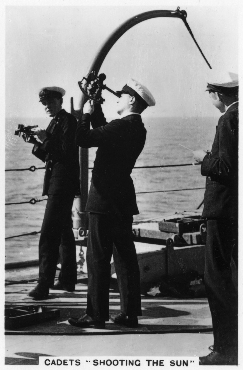 Cadetes tomando el sol, Colegio Naval Real, 1937 de Unbekannt