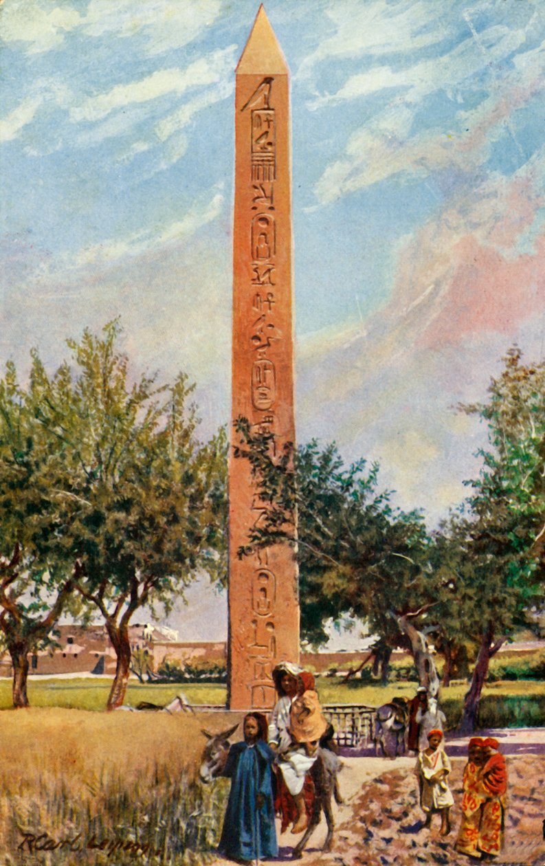 El Cairo: El Obelisco de Heliópolis, c. 1918-c. 1939 de Unbekannt
