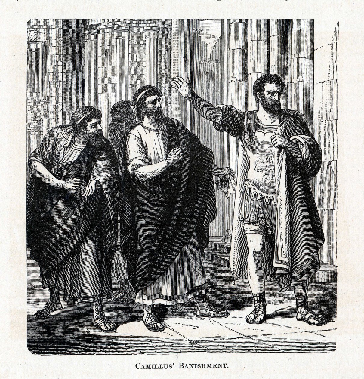 Destierro de Camilo, 1882 de Unbekannt