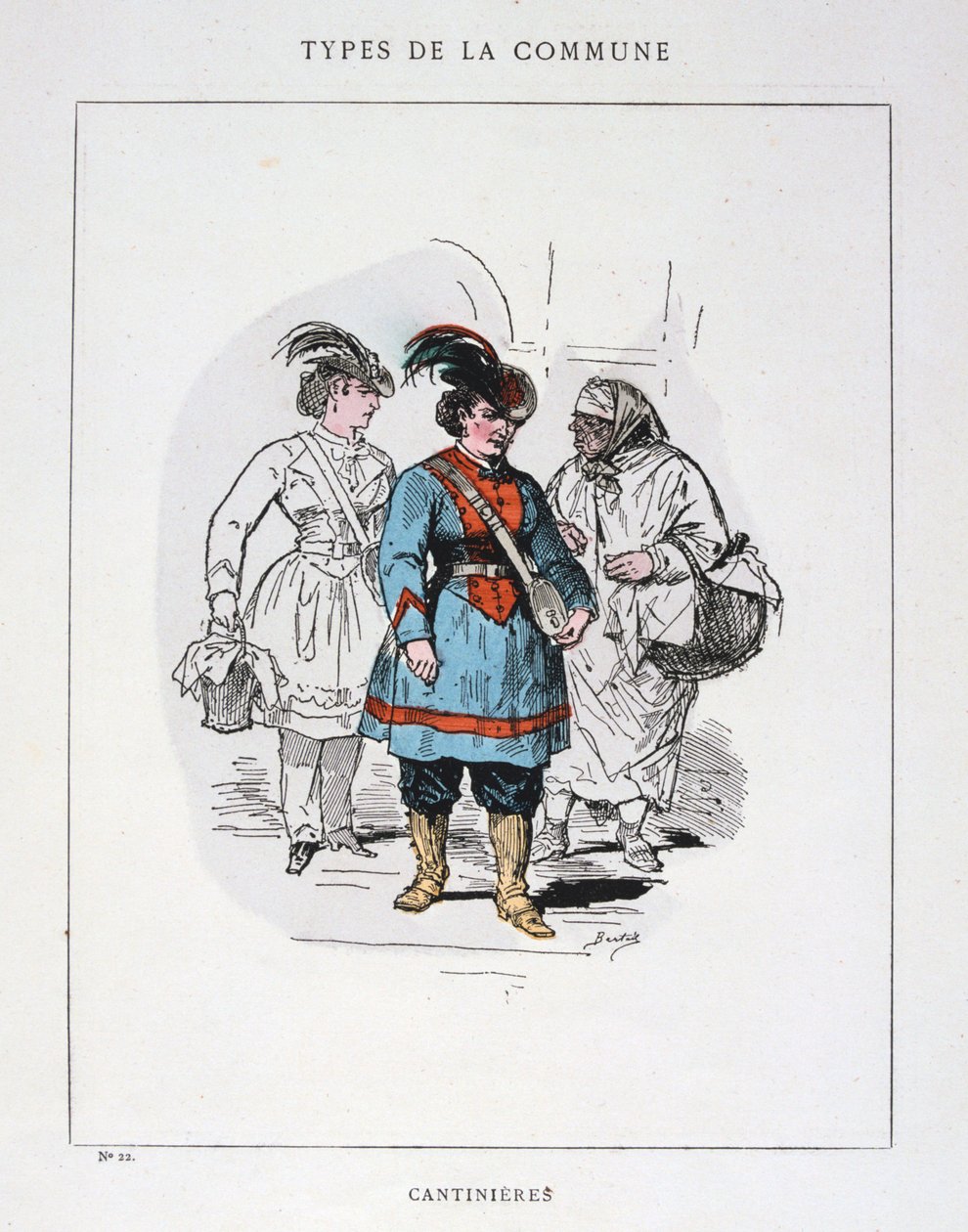 Cantineras, Comuna de París, 1871 de Unbekannt