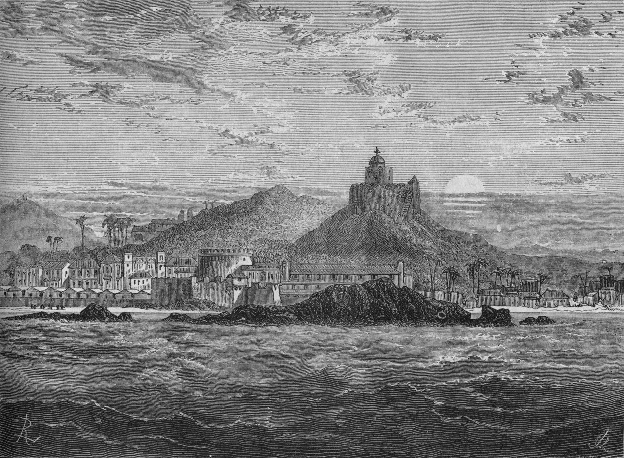 Castillo de Cape Coast, c1880 de Unbekannt