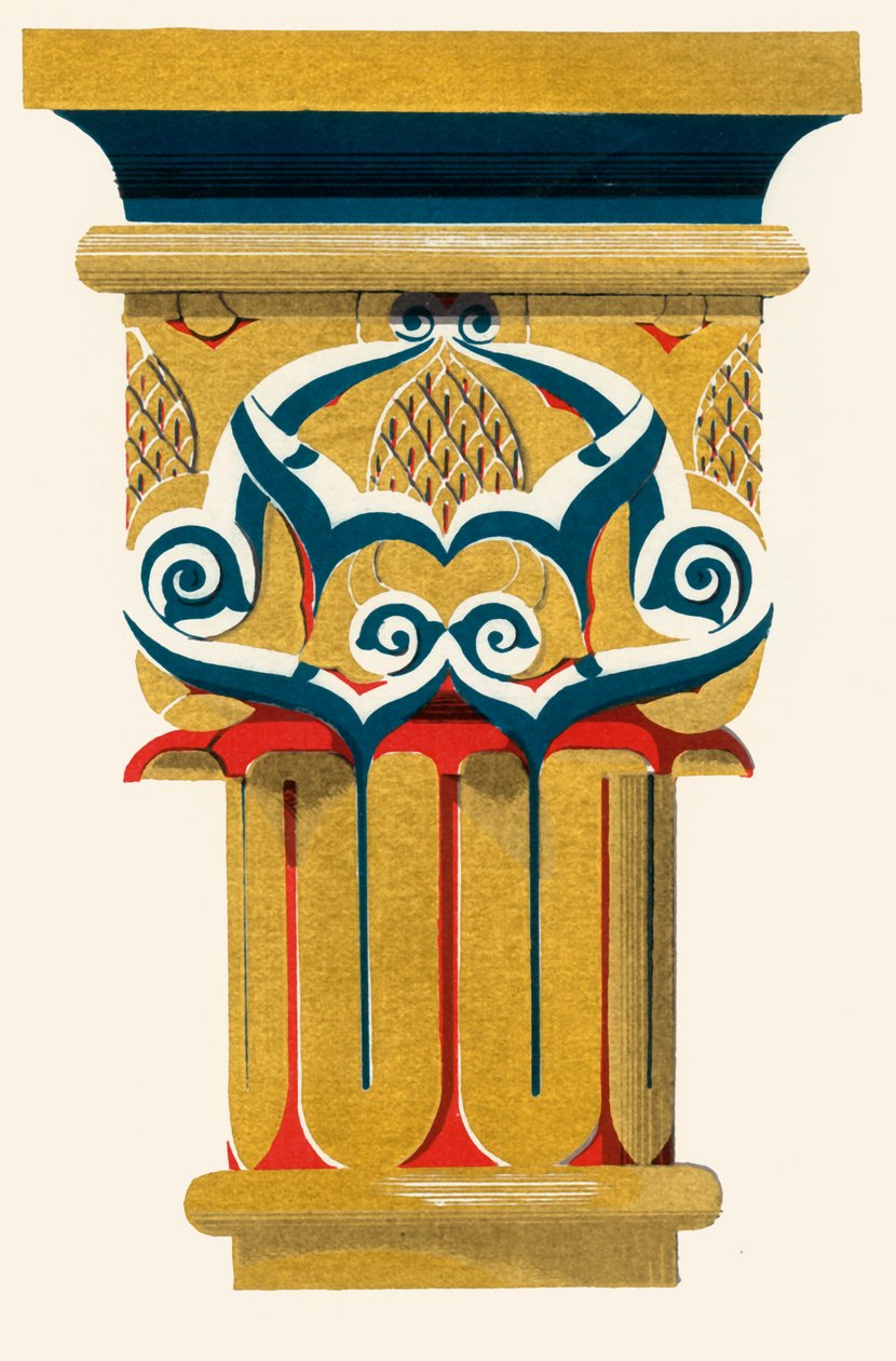 Capitel de columnas, Patio del Estanque de Peces de Unbekannt